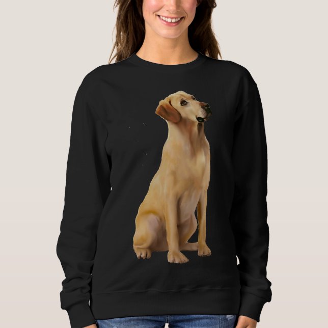 Camiseta Labrador Yellow Procurando (Frente)