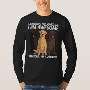 Camiseta Labradores Para Homens Cão De Labrador