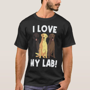Camiseta Labradores Para Homens Mulheres Cão Retriever Labr