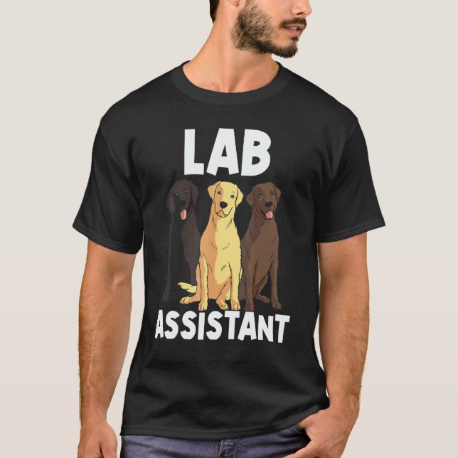 Camiseta Labradores Para Homens Mulheres Labrador Retriever (Frente)