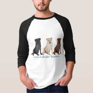 Camiseta Labradores Retrievers - 3 Cores para Amar