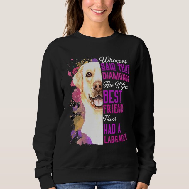 Camiseta Labradores São Amigas da Melhor Amiga Mãe de Cacho (Frente)
