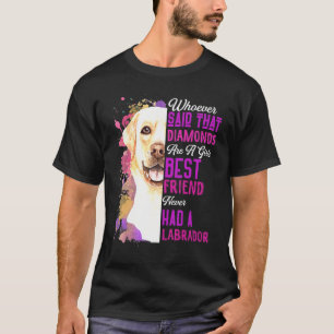 Camiseta Labradores São Amigas Melhores Amigas Mãe de Cacho