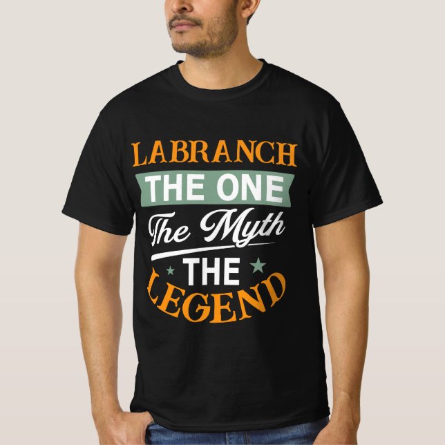 Camiseta Labranch O Único O Mito A Lenda (Frente)