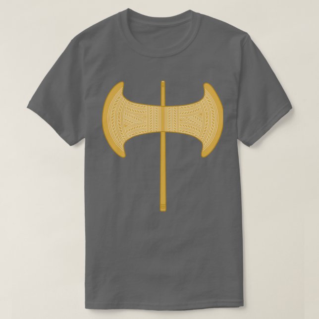 Camiseta Labrys Ancient Minoan machic Clássico de cabeça du (Frente do Design)