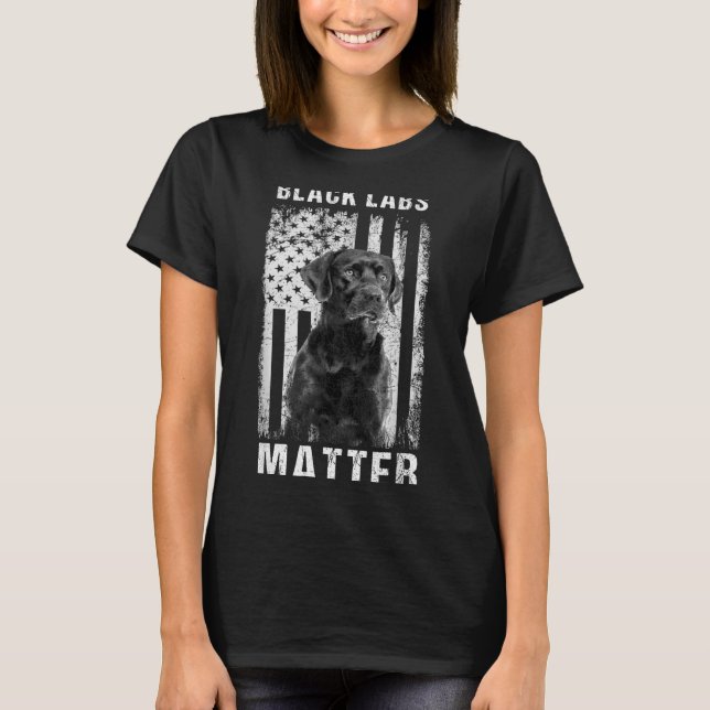 Camiseta Labsrador Retriever Labs Preto (Frente)