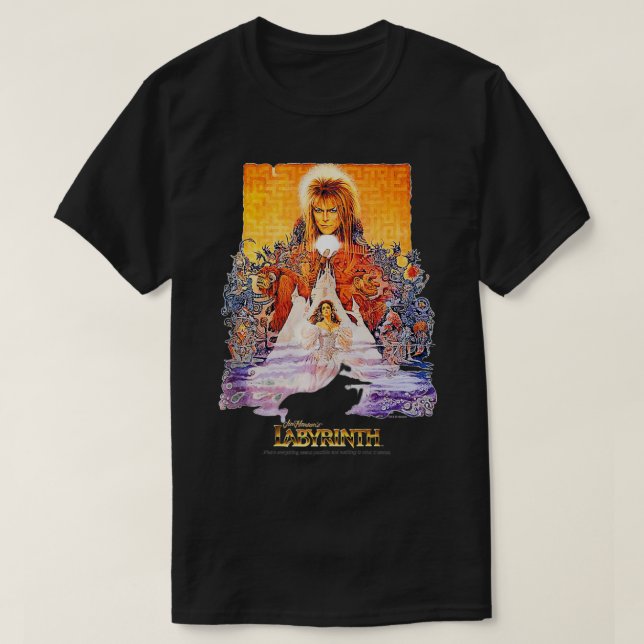 Camiseta Labyrinth Movie Poster (Frente do Design)