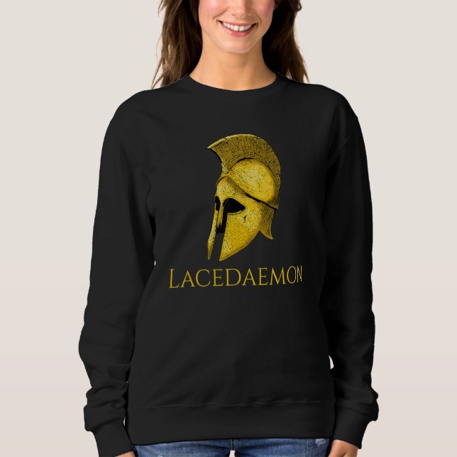 Camiseta Lacademon Antiga História Militar Grega Esparta (Frente)
