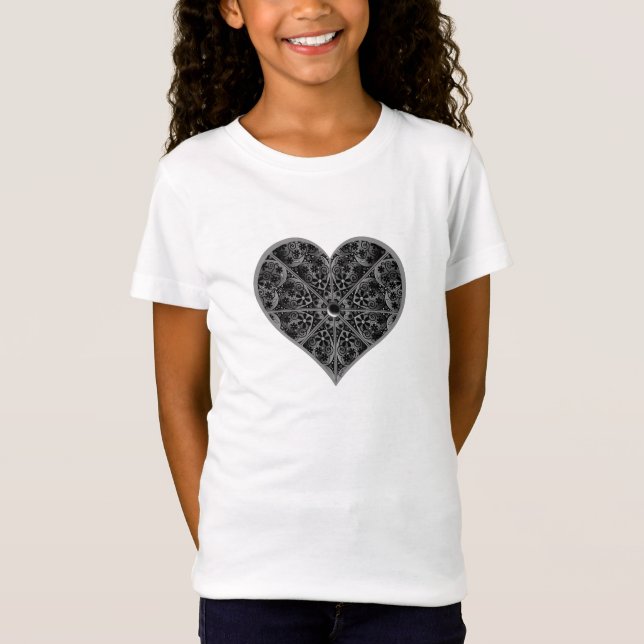 Camiseta Lace cerâmico Preto (Frente)