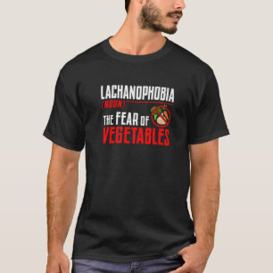 Camiseta Lachanofobia O Medo Dos Vegetais