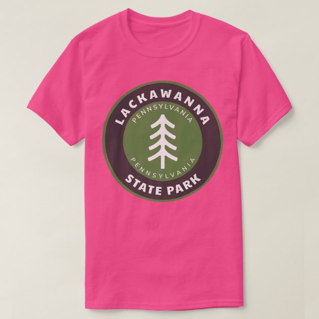 Camiseta Lackawanna State Park Pensilvânia Vacna Sou (Frente do Design)