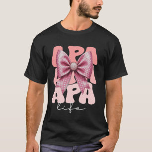 Camiseta Laço Coquete APA Rosa Fofo Dia das Mães Vovó