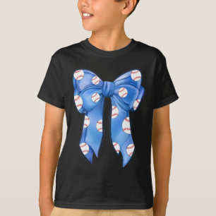 Camiseta Laço Coquete Bysebyll Engraçado Time Azul Bysebyll
