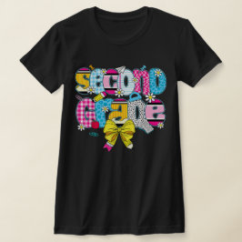 Camiseta Laço Coquete de Lápis para Professor do 2º Ano
