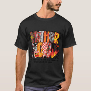 Camiseta Laço Coquete de Xadrez Cereja Mãe Preparada