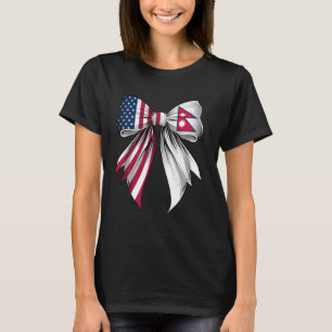 Camiseta Laço Coquete Raízes do Nepal Herança Orgulho Nepal