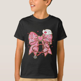 Camiseta Laço Coquete Xoxo Enfermeira Dia dos Namorados Est