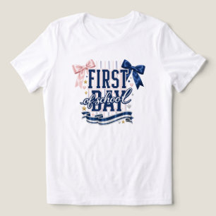Camiseta Laço Coquette Primeiro Dia de Escola Mulheres Prép