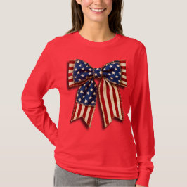 Camiseta Laço da Bandeira Americana