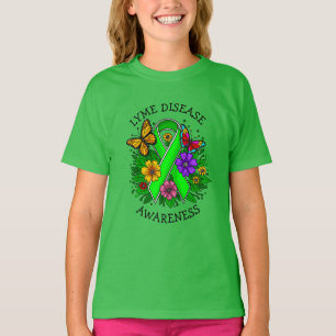 Camiseta Laço de Conscientização da Doença de Lyme