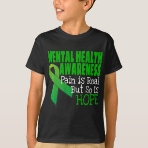 Camiseta Laço de Conscientização da Saúde Mental