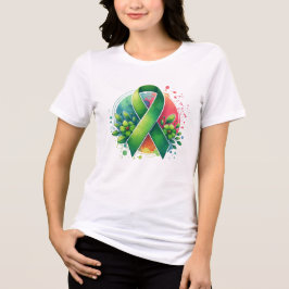 Camiseta Laço de Conscientização da Saúde Mental