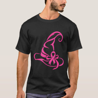 Camiseta Laço de conscientização do câncer de mama em chapé