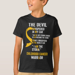 Camiseta Laço de Conscientização do Câncer Infantil S1