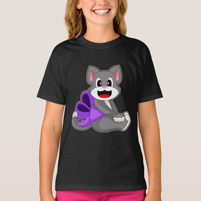 Camiseta Laço de gato (Frente)