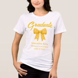 Camiseta Laço de Ginga Amarela Graduação