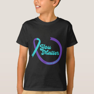 Camiseta Laço de Prevenção ao Suicídio Conscientização sobr