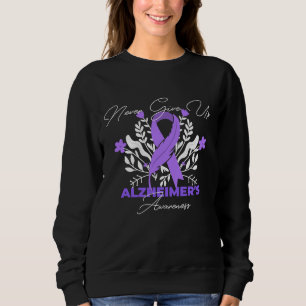 Camiseta Laço do Alzheimer Luta Conscientização da Demência