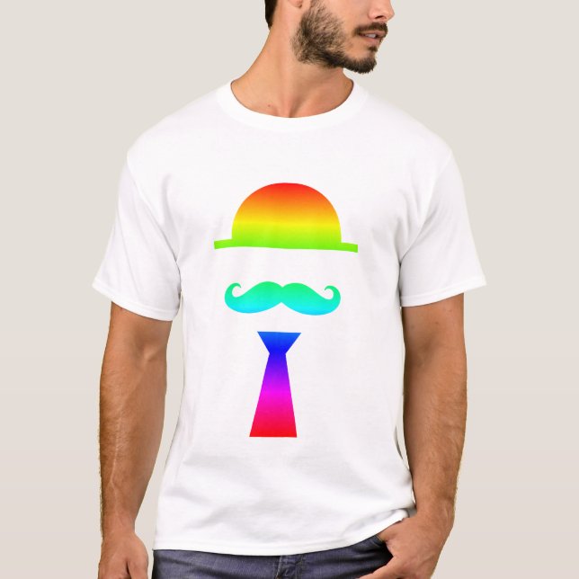 CAMISETA LAÇO DO BIGODE DO CHAPÉU (Frente)
