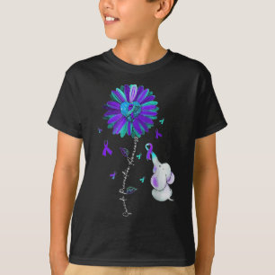 Camiseta Laço do Sol Amarelo da Semana de Conscientização s
