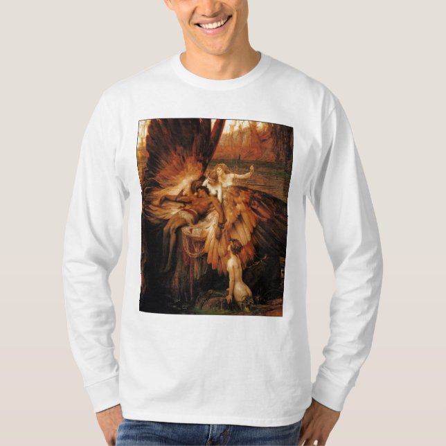 Camiseta Laço por Icarus por Herbert Draper (Frente)