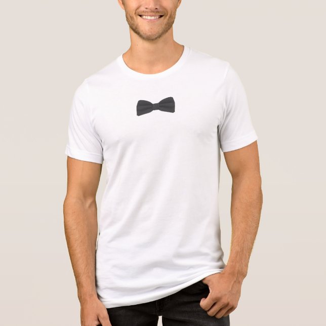 Camiseta Laço Preto – Moda Formal Clássica (Frente)