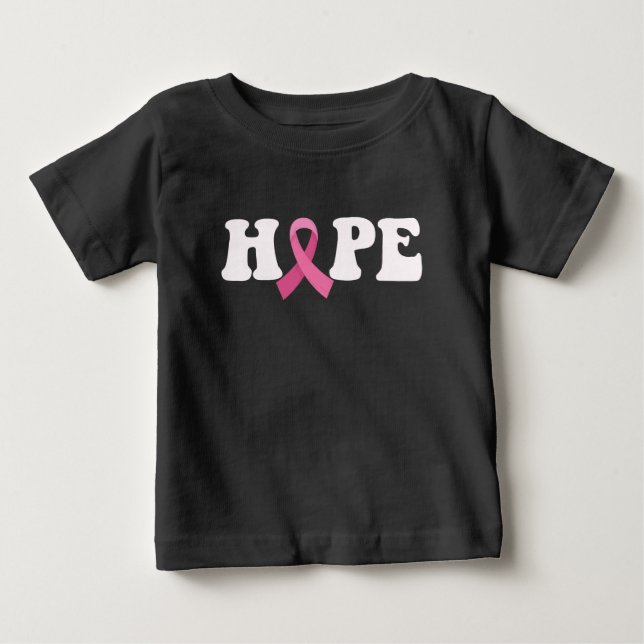 Camiseta Laço Rosa Conscientização do Câncer Esperança de C (Frente)