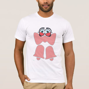 Camiseta Laço Rosa Desenho Animado Fofo