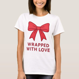 Camiseta Laço Rosa Envolvido Com Amor Estética Coquete
