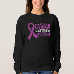 Camiseta Laço Roxo da Família de Conscientização da Malform