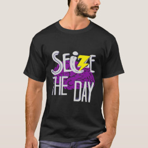 Camiseta Laço Roxo de Conscientização da Epilepsia Suporte