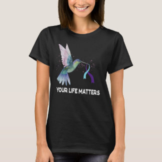 Camiseta Laço Sua Vida Importa N Conscientização Sobre Suic