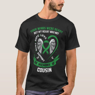 Camiseta Laço Verde Em Memória da Doença Renal do Primo Aw