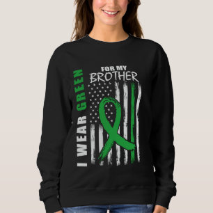 Camiseta Laço Verde Para a Consciência da Paralisia Cerebra
