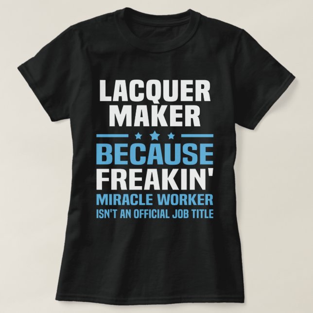 Camiseta Lacquer Maker (Frente do Design)