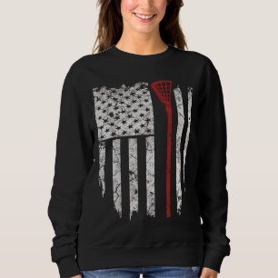 Camiseta Lacrosse American Flag Men Gifs