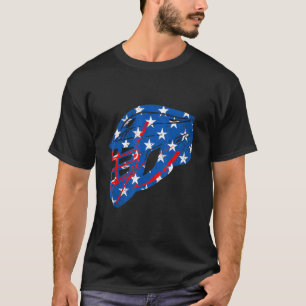 Camiseta Lacrosse American Vintage Flag Lax Helmet Stick 4t