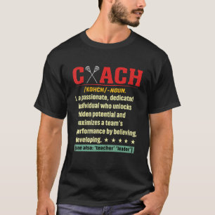 Camiseta Lacrosse Coach Definition Lacrosse Player G