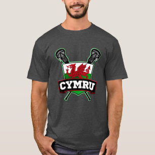 Camiseta Lacrosse de Wales Galês