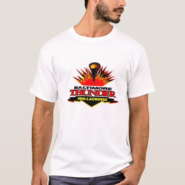 Camiseta Lacrosse do trovão de Baltimore pro (Frente)